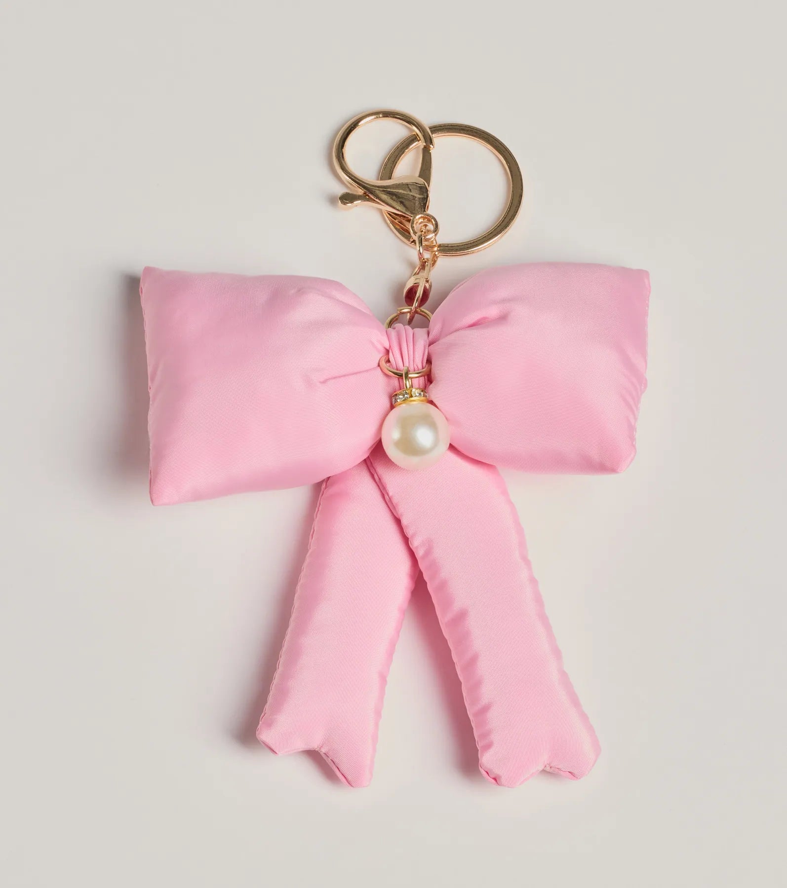 Windsor Cutest Detail Pearl Beaded Bow Bag Charm