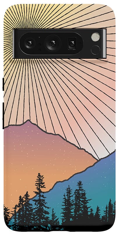 Casetry Golden Hour | Mountain Sunset Google Pixel Case