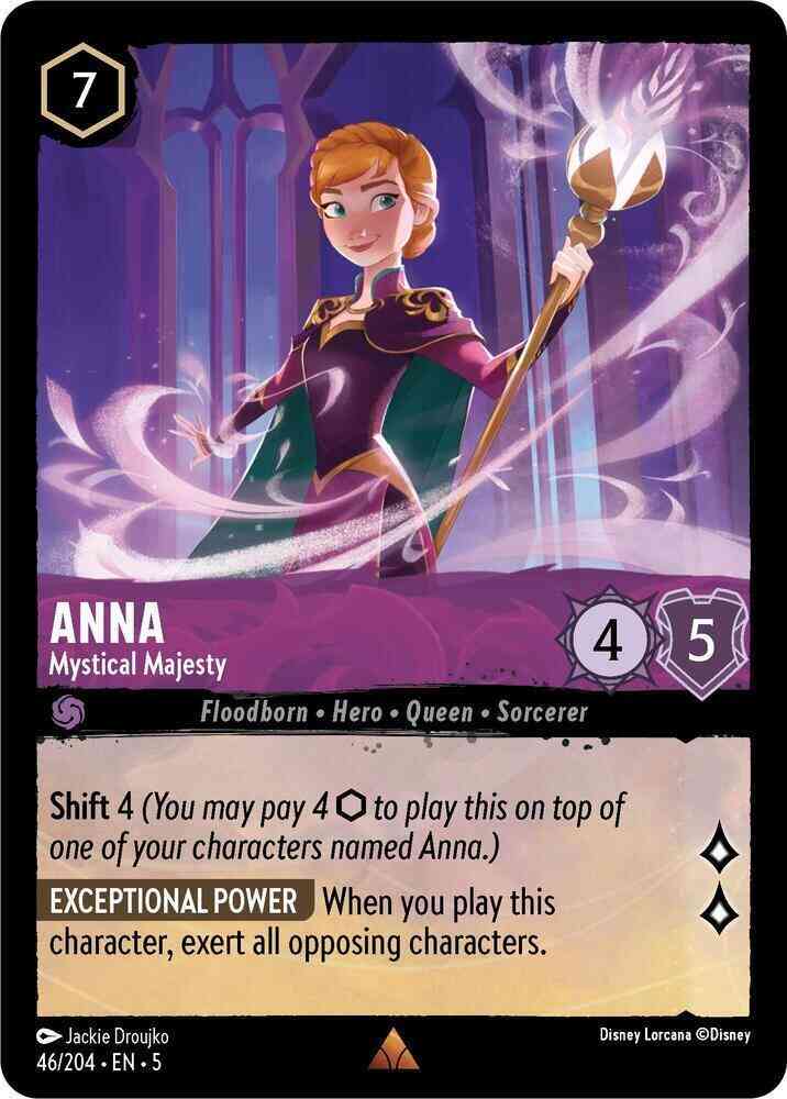 204 shimmering skies – Lorcana Anna - Mystical Majesty - 46/204 [Shimmering Skies] [Non-Foil]