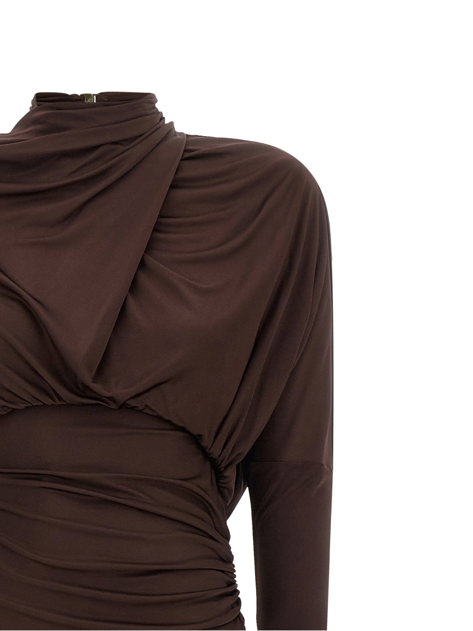 Balmain Draped Jersery Dress – 100% viscose - view 3