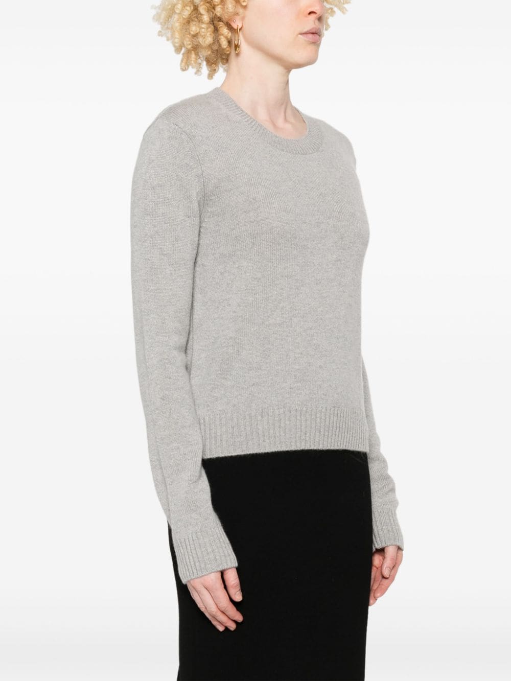 LISA YANG Sweaters GREY – Cashmere 100 % - view 5