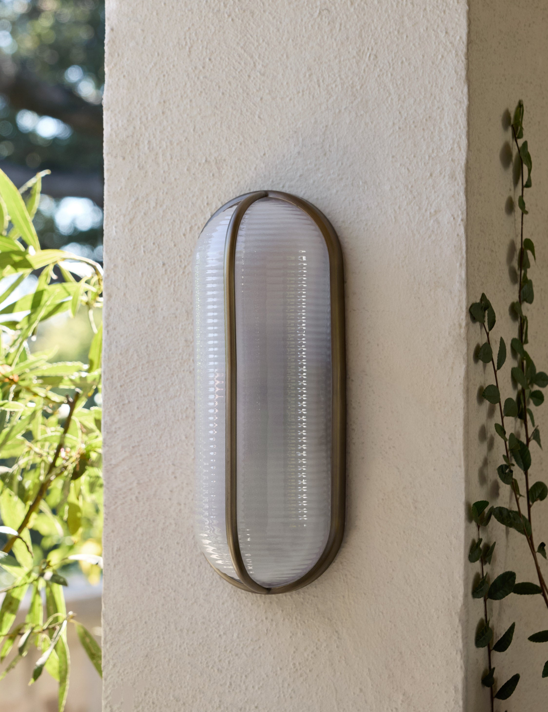 Lulu and Georgia Chamblin Outdoor Sconce – Antique Brass