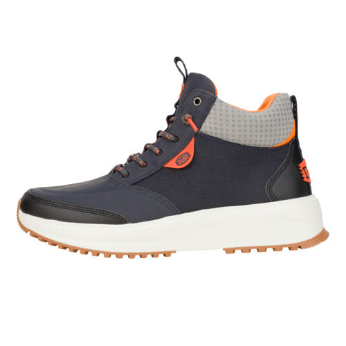 HEYDUDE shoes Tahoe Explore - Navy/Orange – Men's