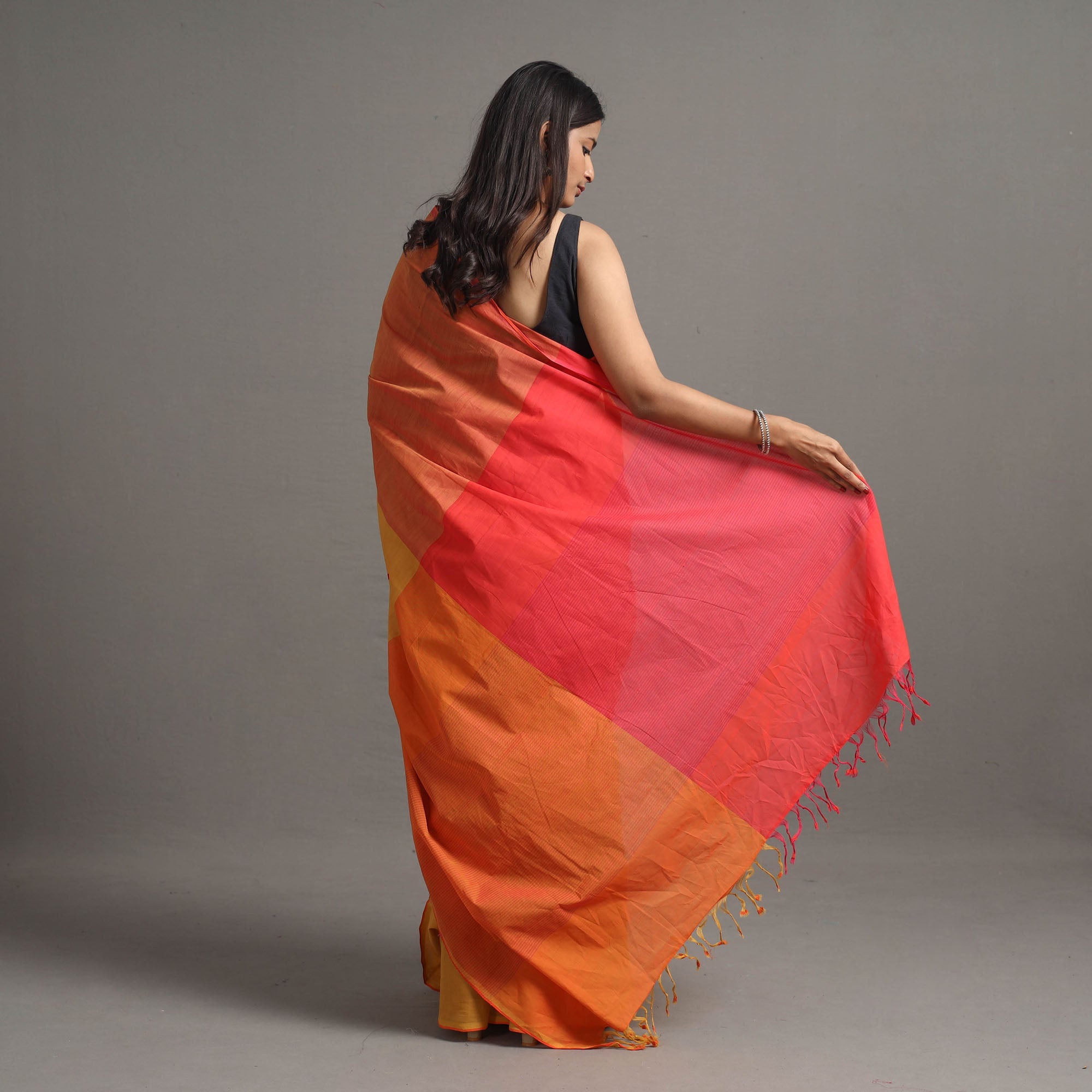 CHITRIKA Half and Half Buta Cotton Handloom Saree 121 - view 4