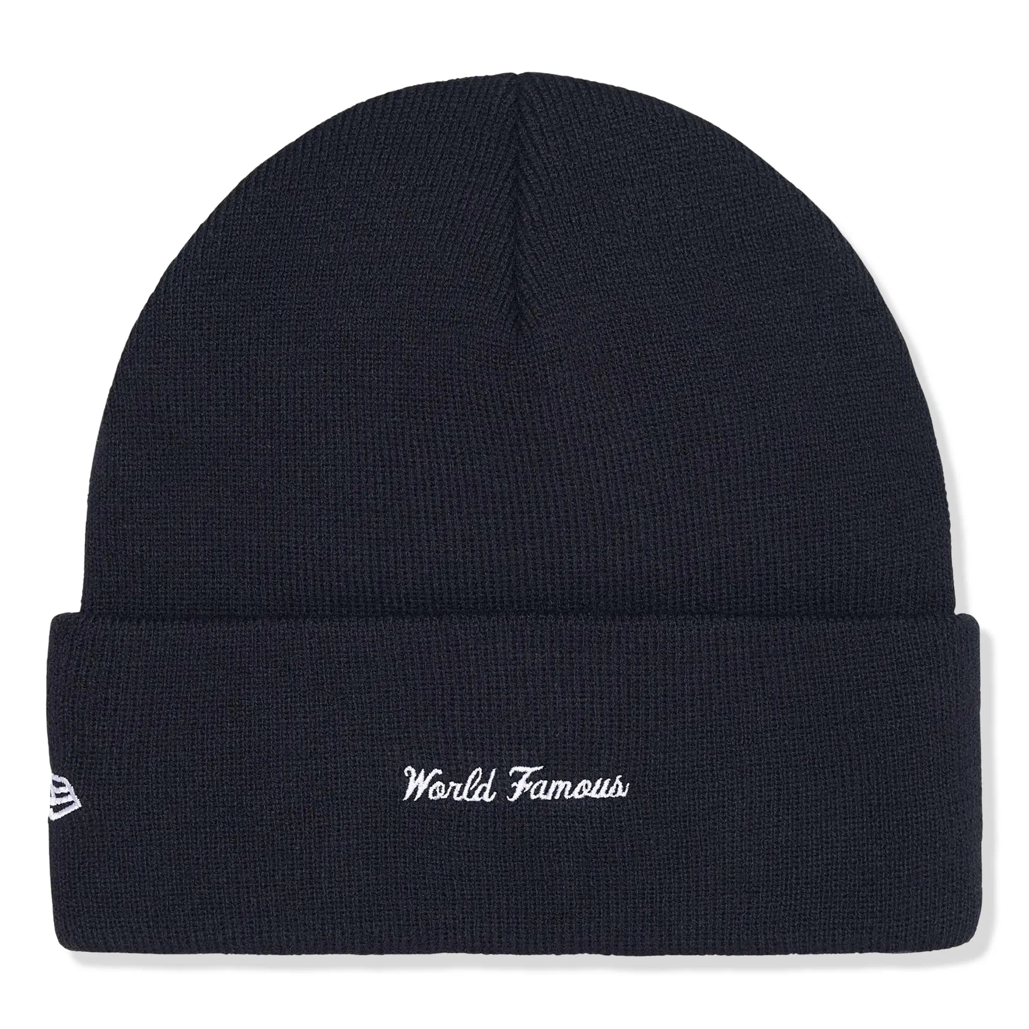 Supreme New Era Box Logo Navy Beanie (FW25) - view 2