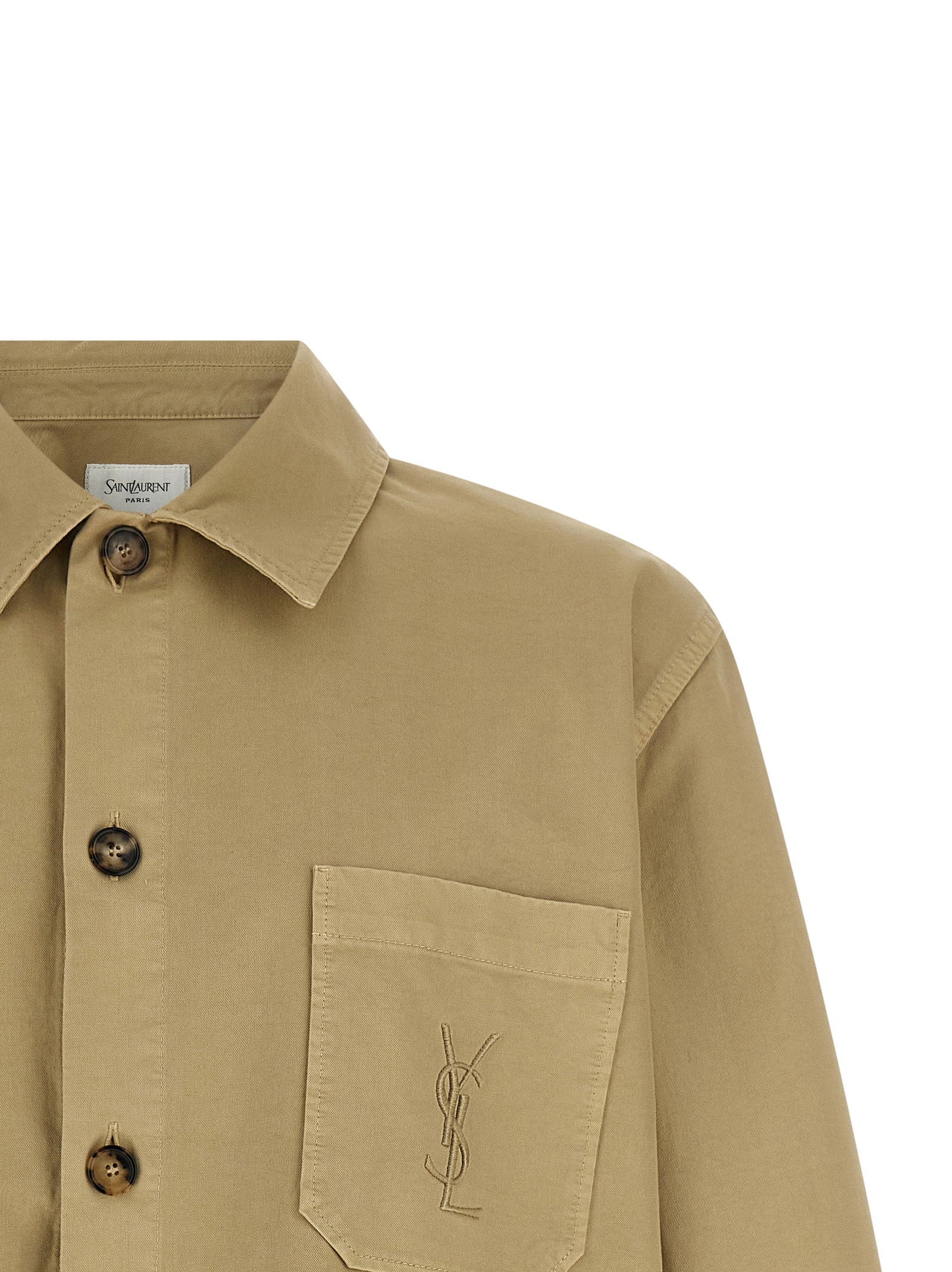 Saint Laurent Cassandre Overshirt – 100% cotton - view 3