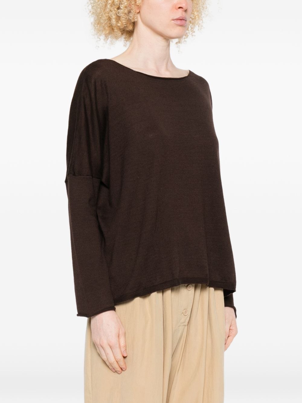 Beyou Cashmere and cotton blend sweater – Cotton 85%, Cashmere 15% - view 2