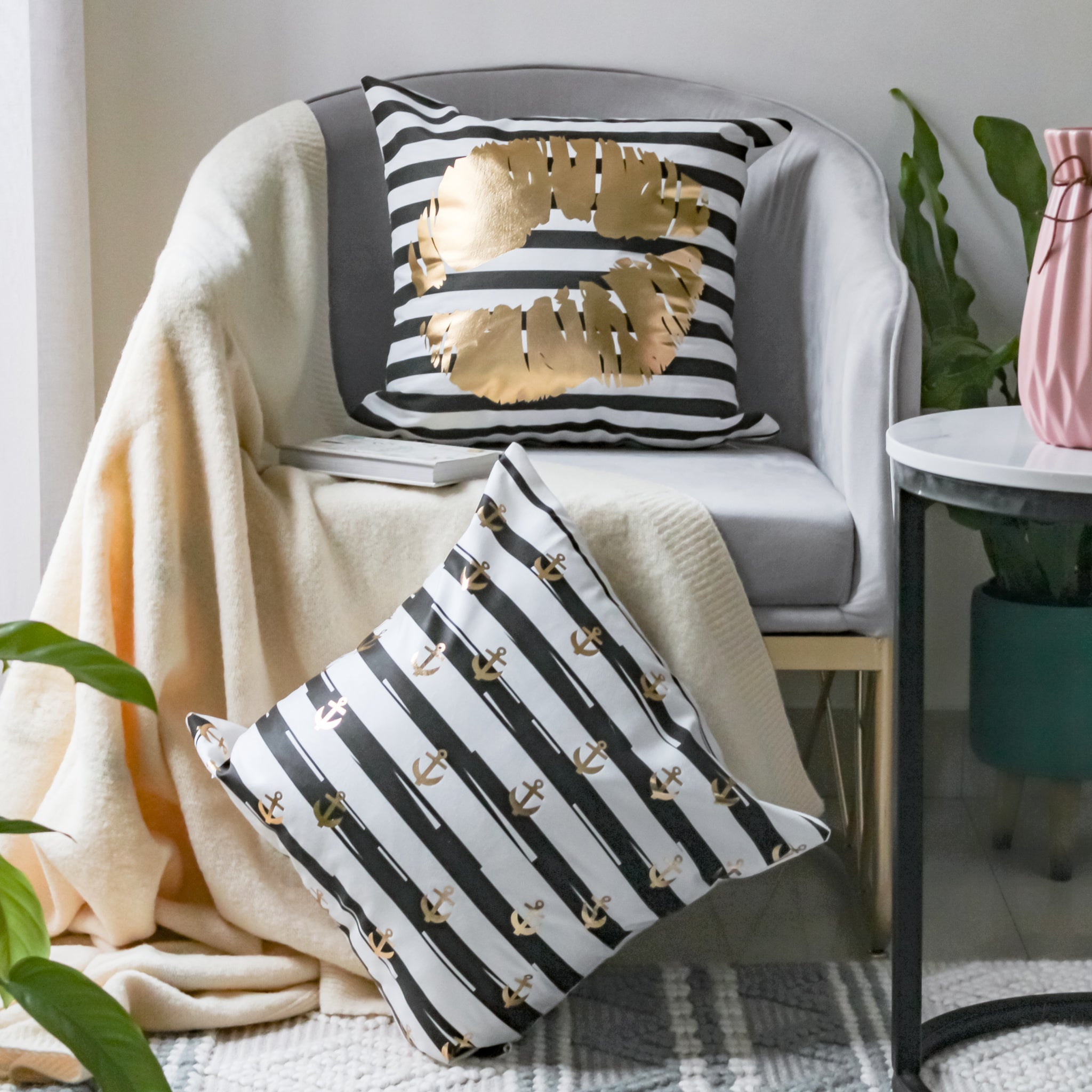 Nestasia Striped Cushion Cover Set of 2