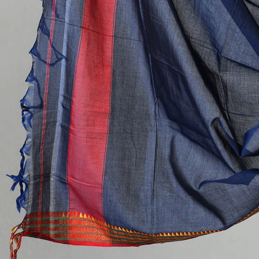 SOUTH KARGHA Blue - 3pc Dharwad Cotton Suit Material Set 30 - view 4