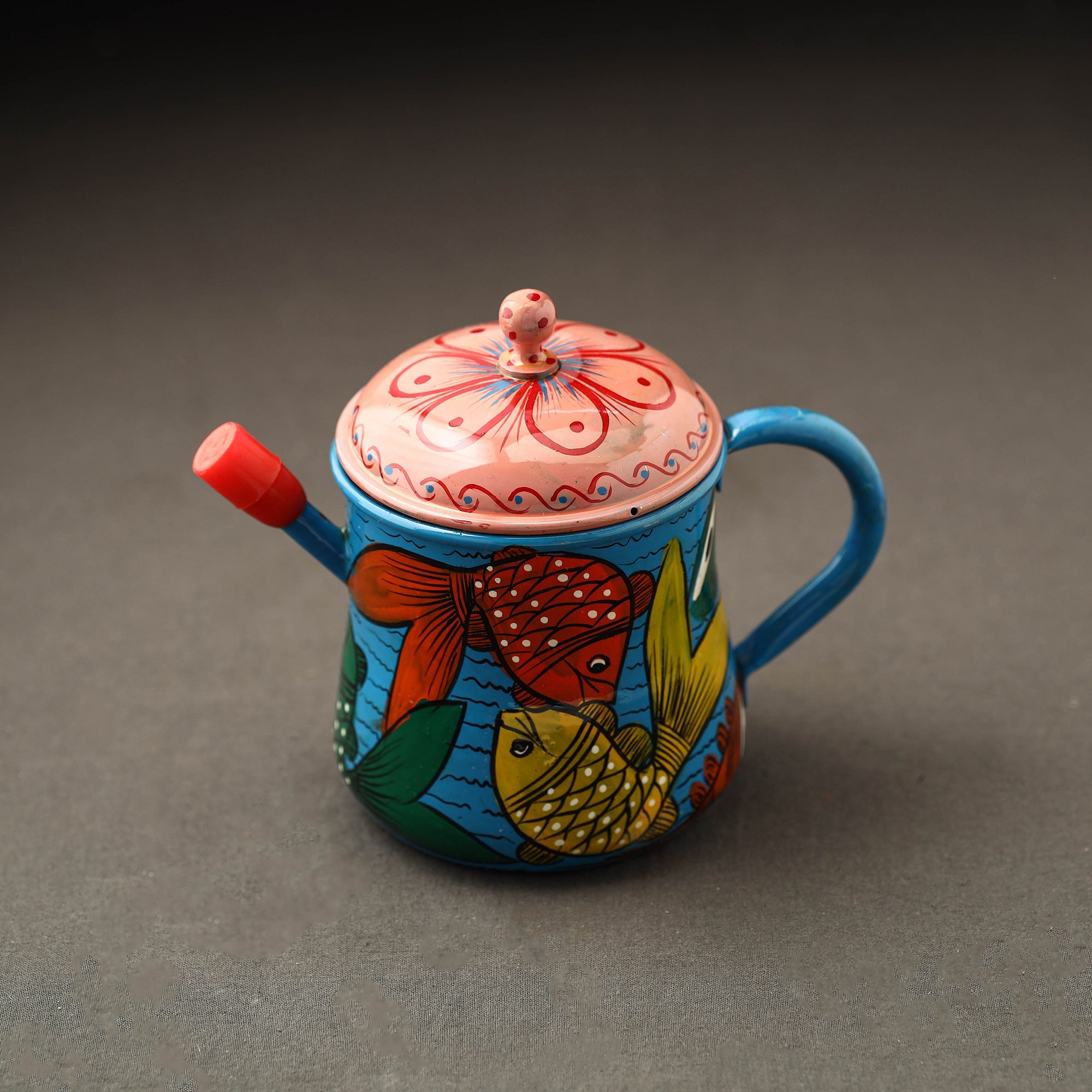 AAYAAS Bengal Patua Handpainted Stainless Steel Oil Dispenser 37 - view 2