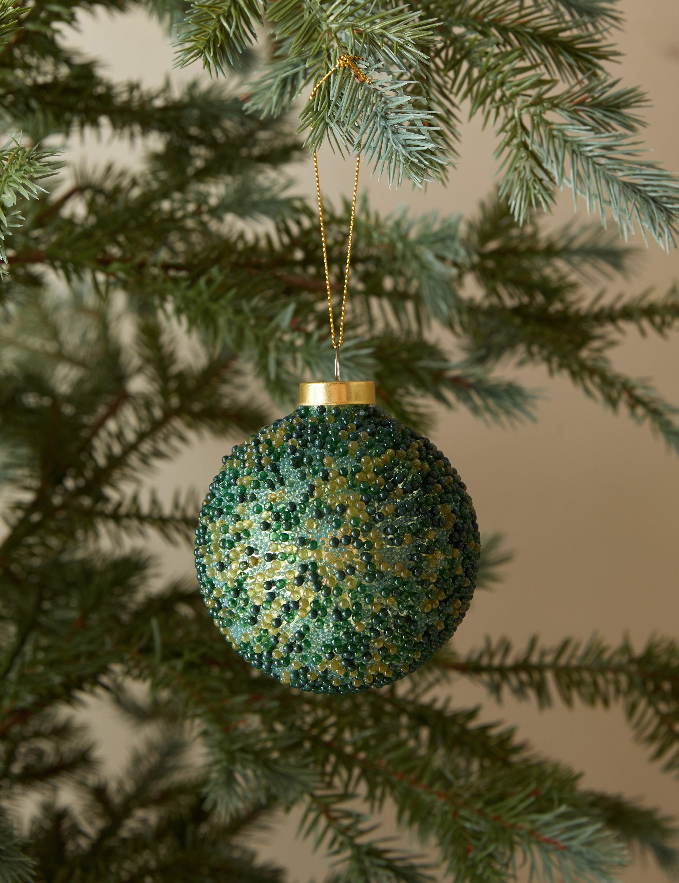 Lulu and Georgia Erlantz Beaded Ornament (set of 2)