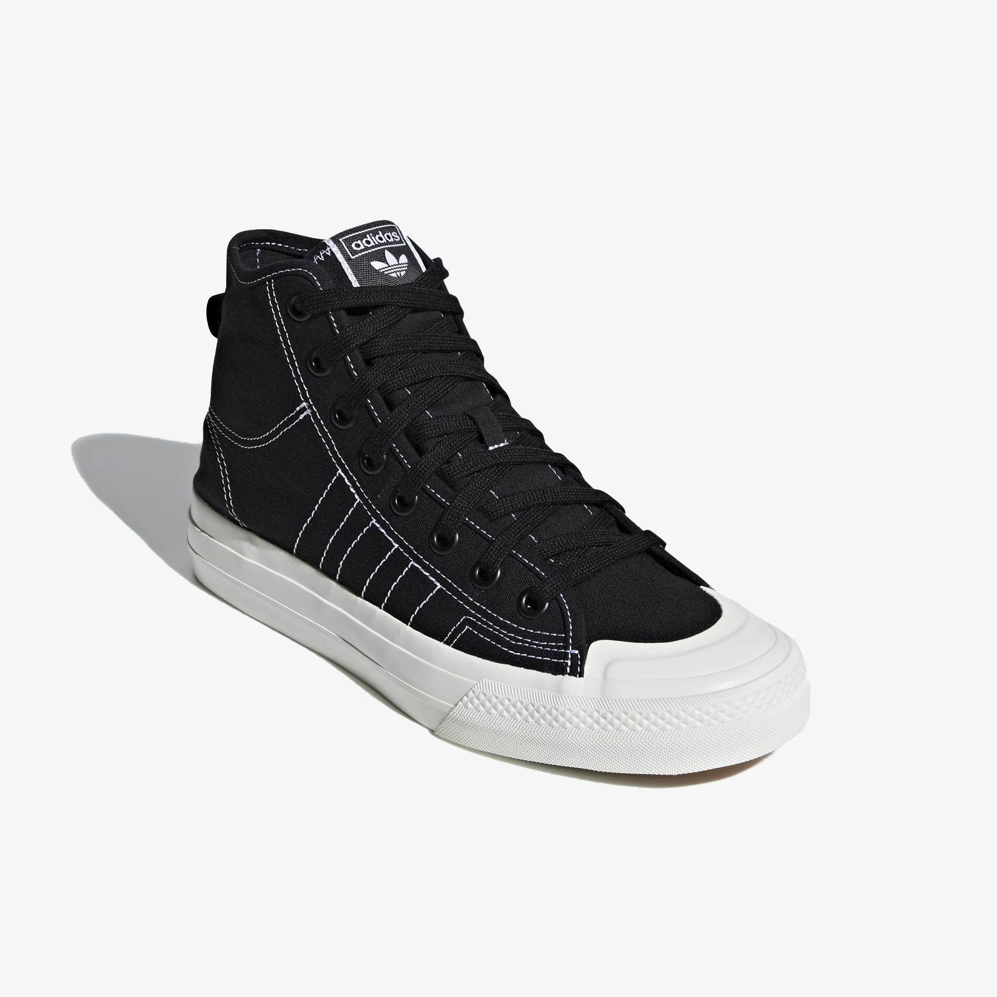 Adidas Originals | NIZZA RF HI { CORE BLACK/WHITE/OFF WHITE