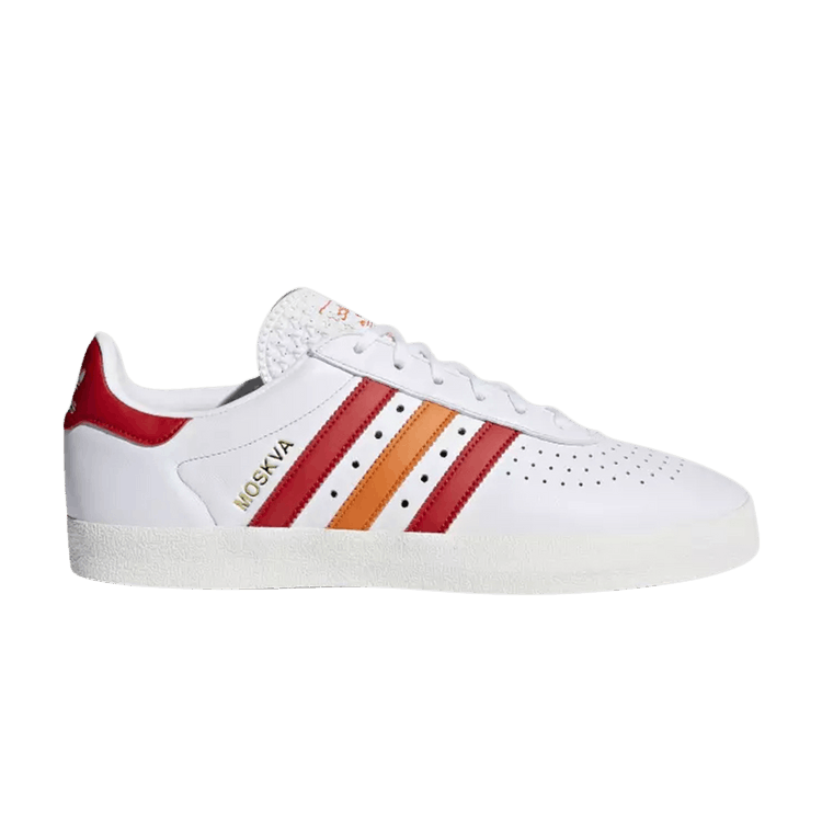 adidas 350 White Scarlet Orange