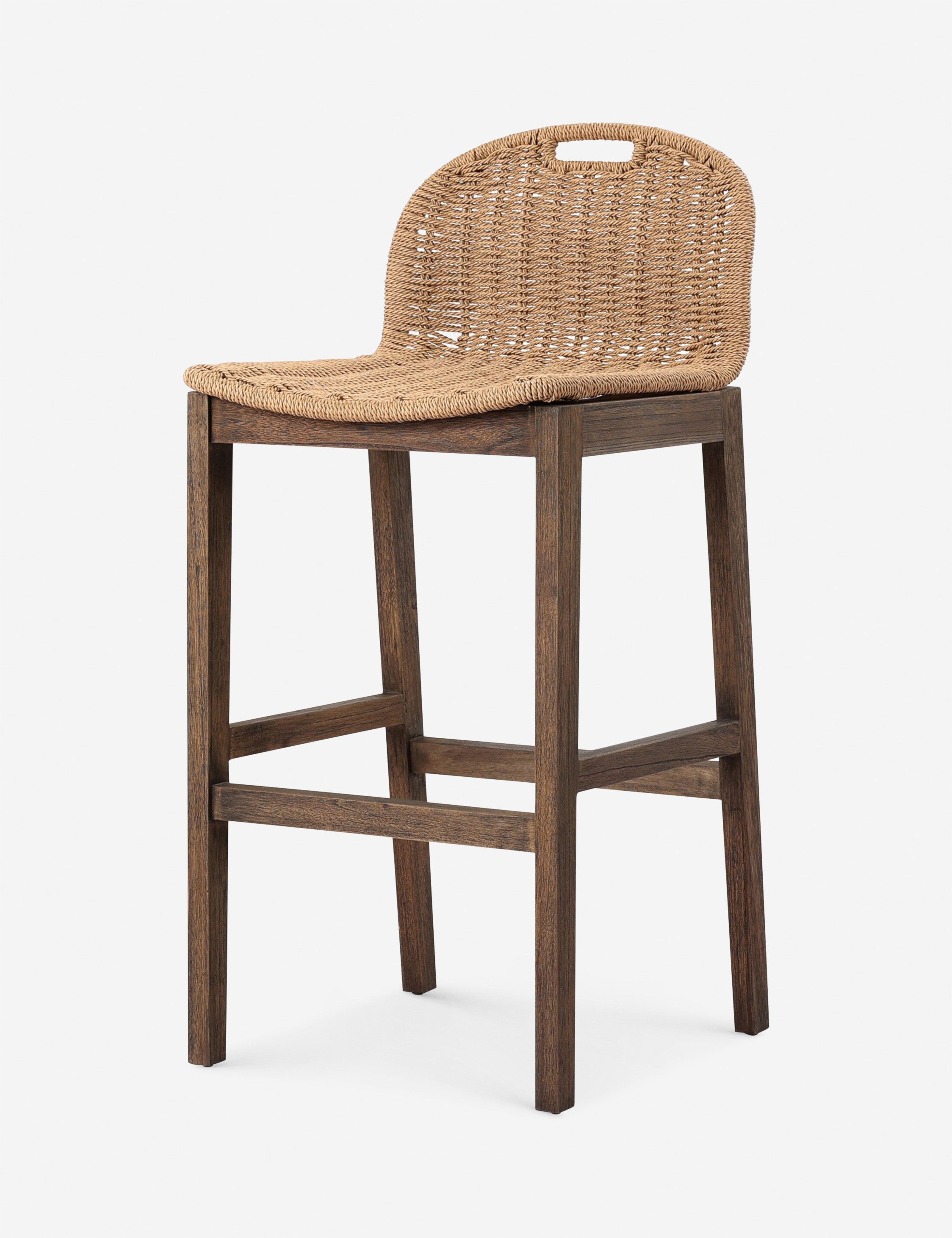 Lulu and Georgia Tiffer Bar and Counter Stool by Amber Lewis x Four Hands - view 3