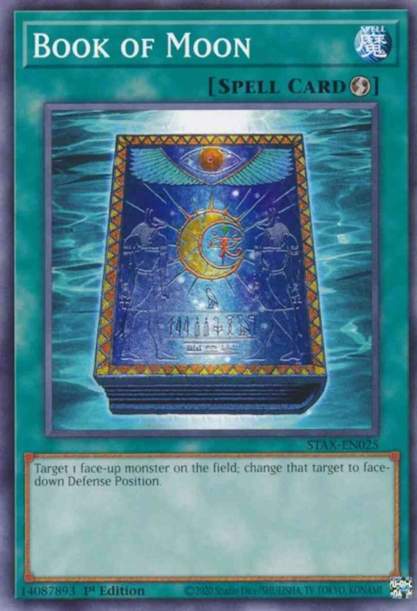 Yu-Gi-Oh! Book of Moon - STAX-EN025 - Common - 1st Edition