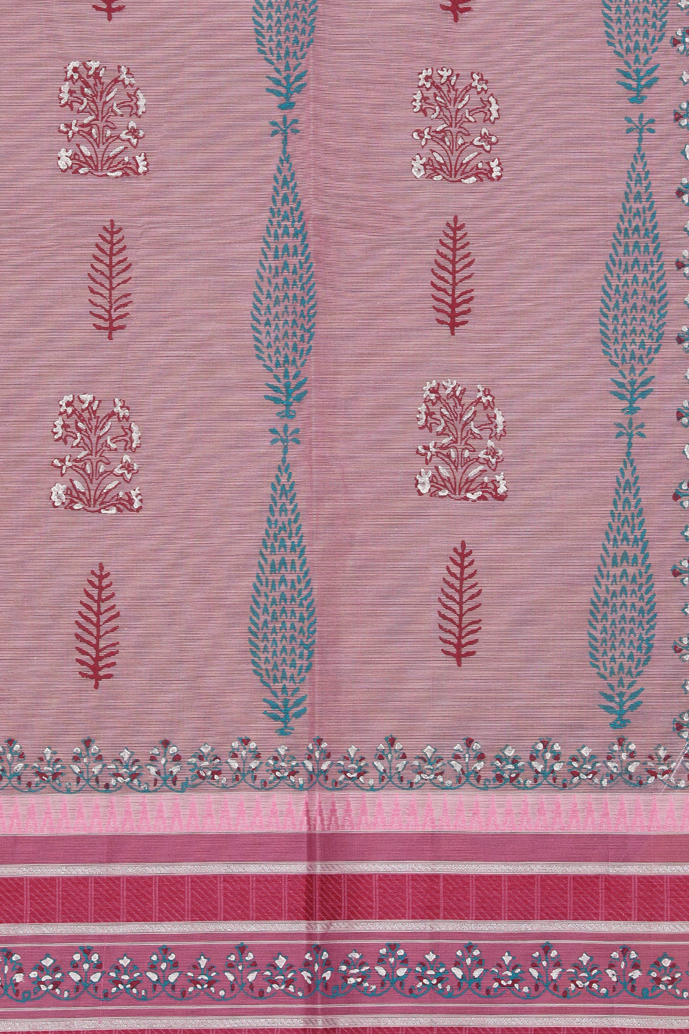 Kalanjali Ethnics Hand block printed cotton saree - view 3