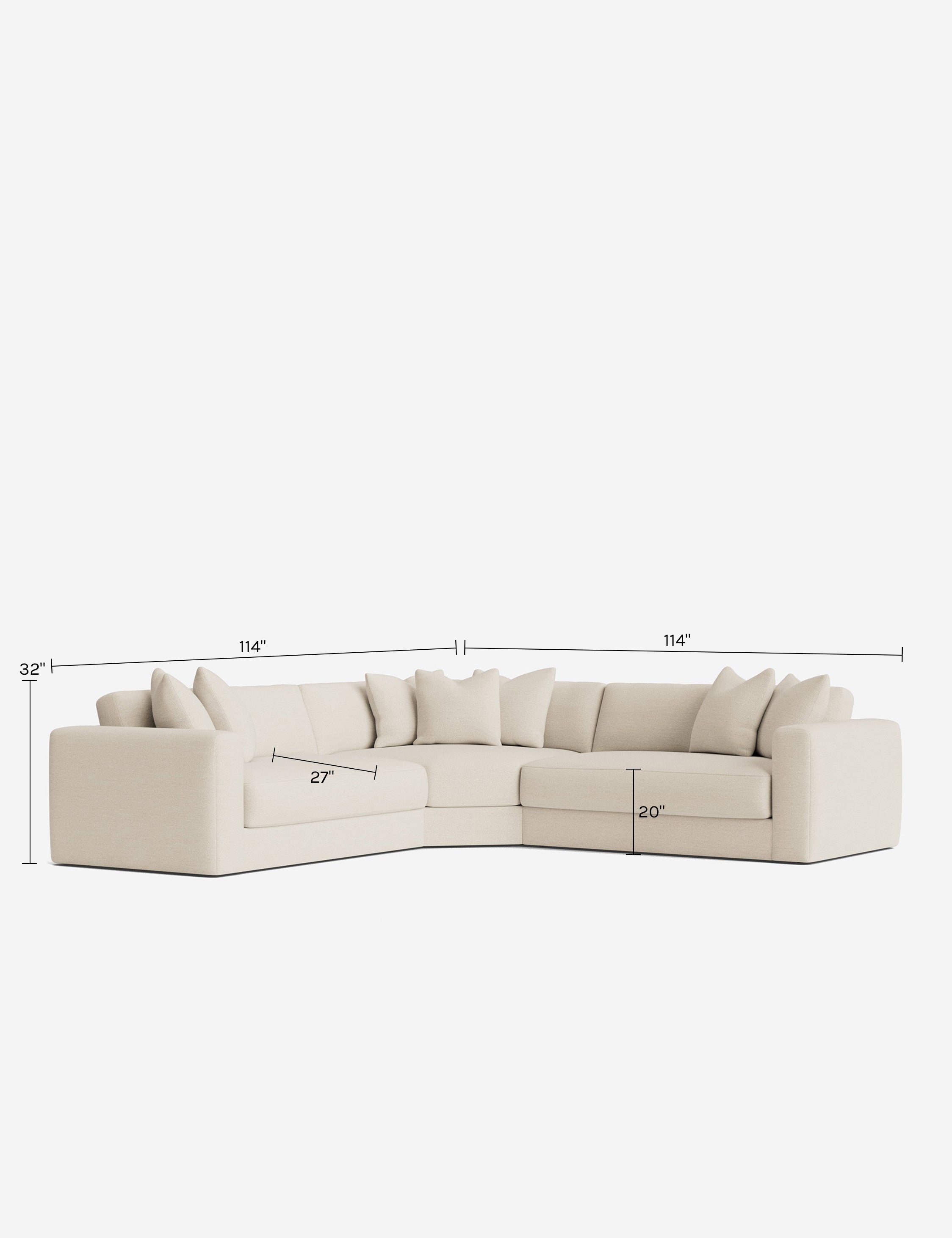 Lulu and Georgia Hughes Sectional Sofa - view 232