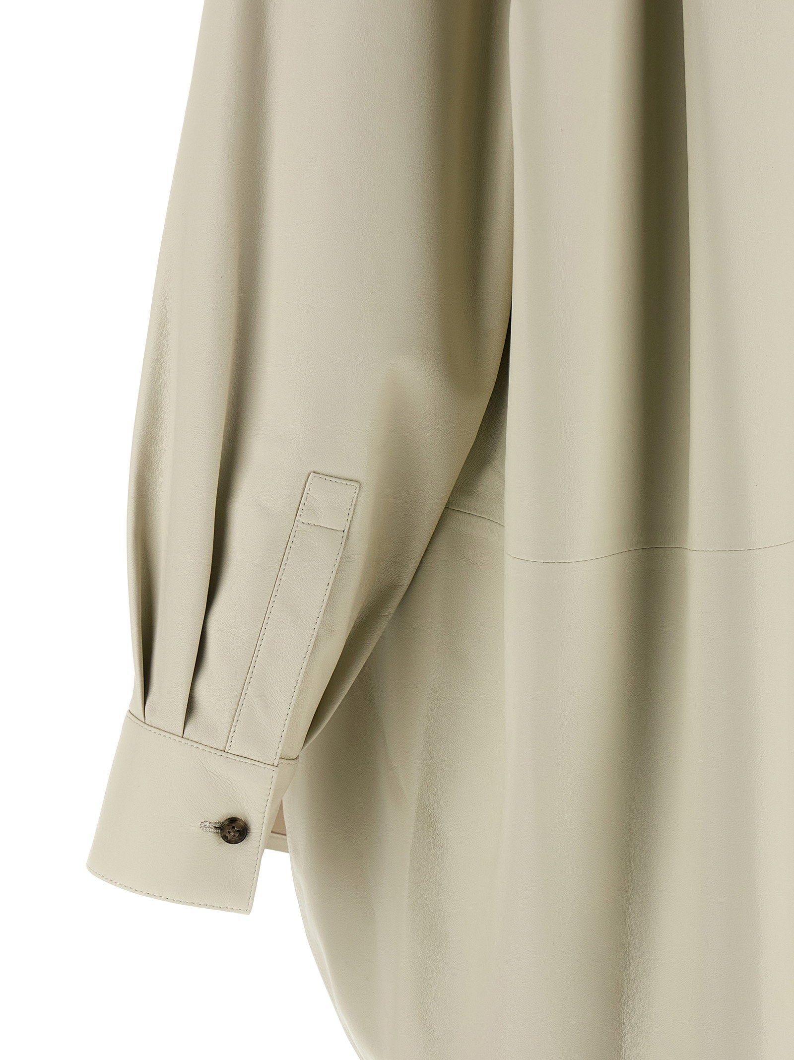 Yves Salomon Leather Shirt - view 4