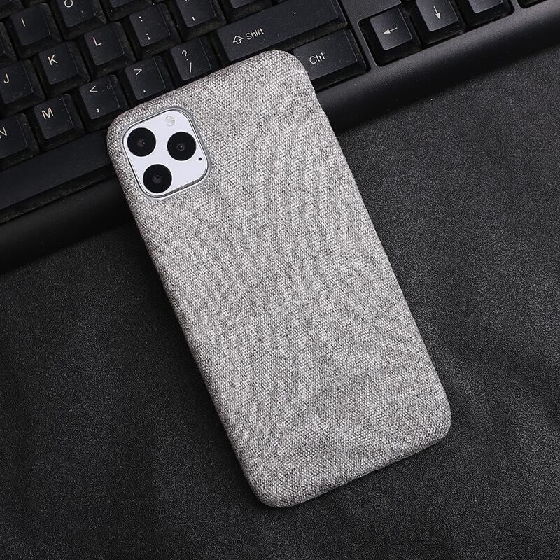 KShop Light Grey Fabric Case - iPhone 11 Pro Max - view 3
