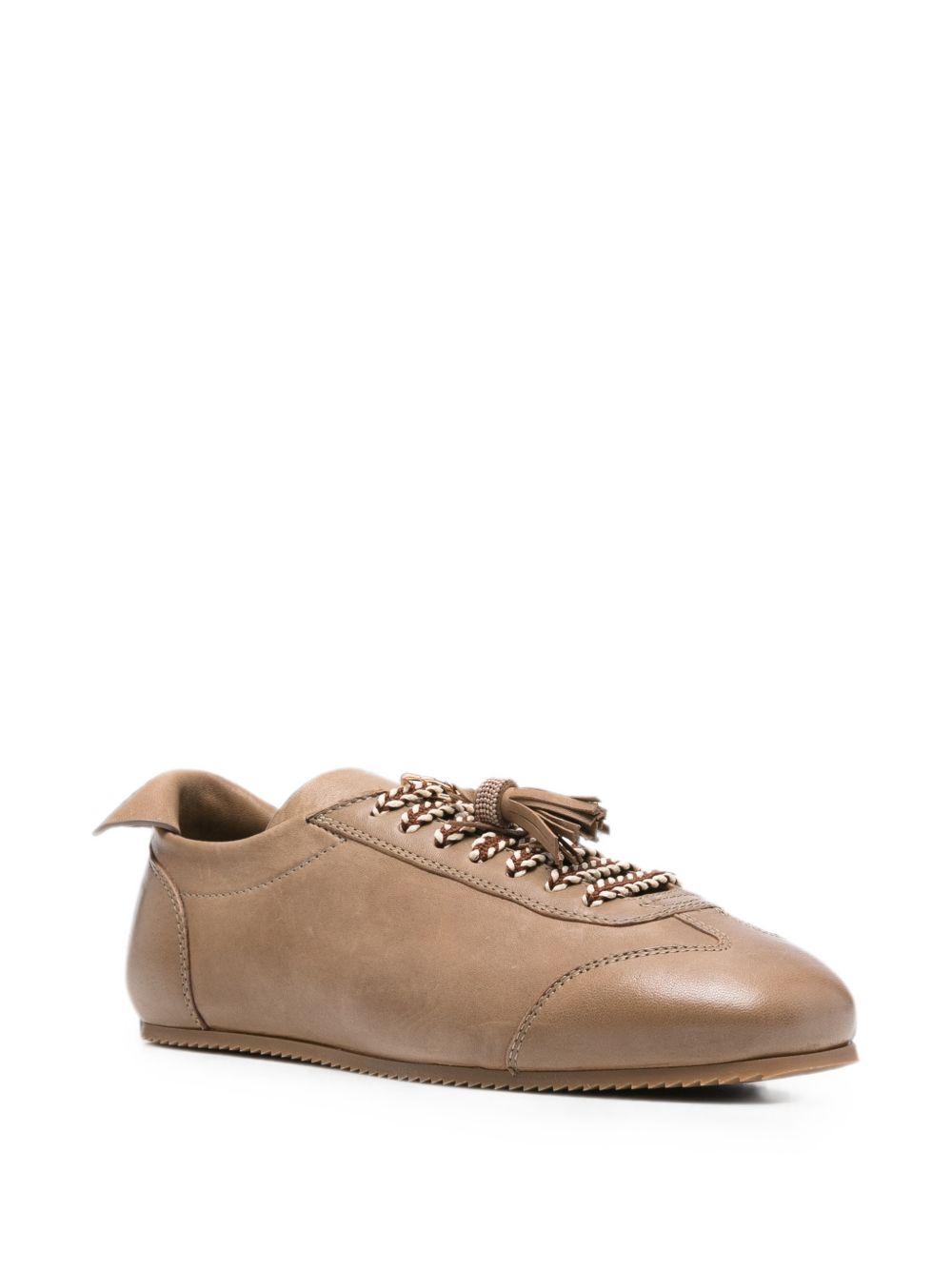 Fabiana Filippi Sneakers BROWN – 100%LEATHER - view 2