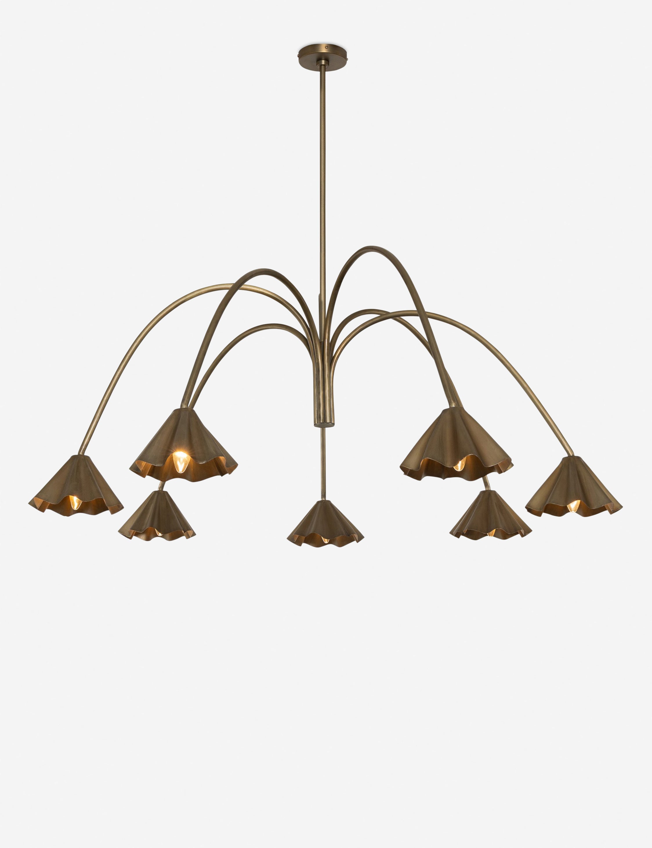 Lulu and Georgia Eliana Chandelier – Antique Brass