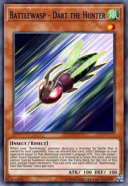 Yu-Gi-Oh! Battlewasp - Dart the Hunter - BLHR-EN032 - Ultra Rare - 1st Edition