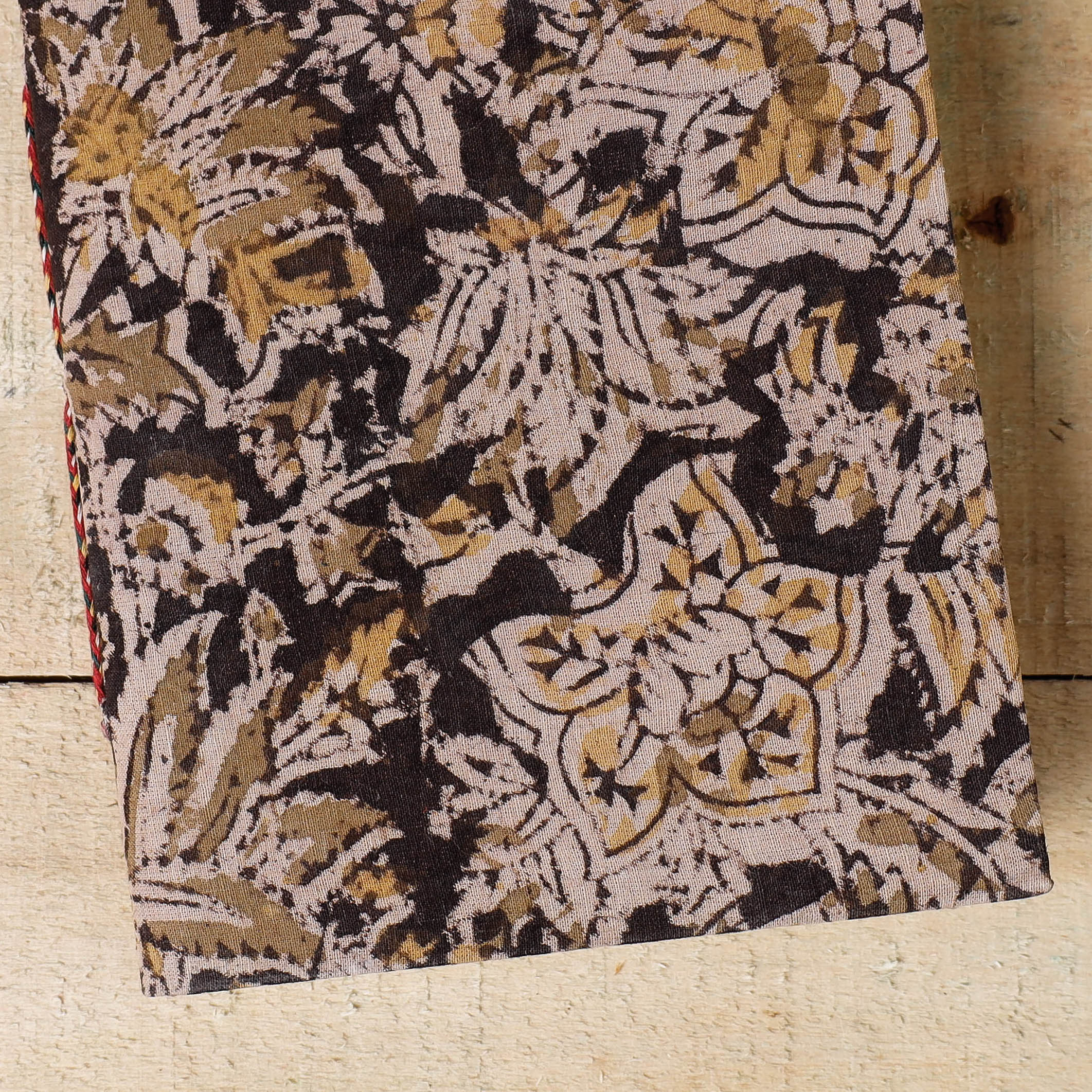 BINDAAS UNLIMITED Black - Kalamkari Fabric Cover Handmade Paper Notebook (7 x 5 in) - view 2