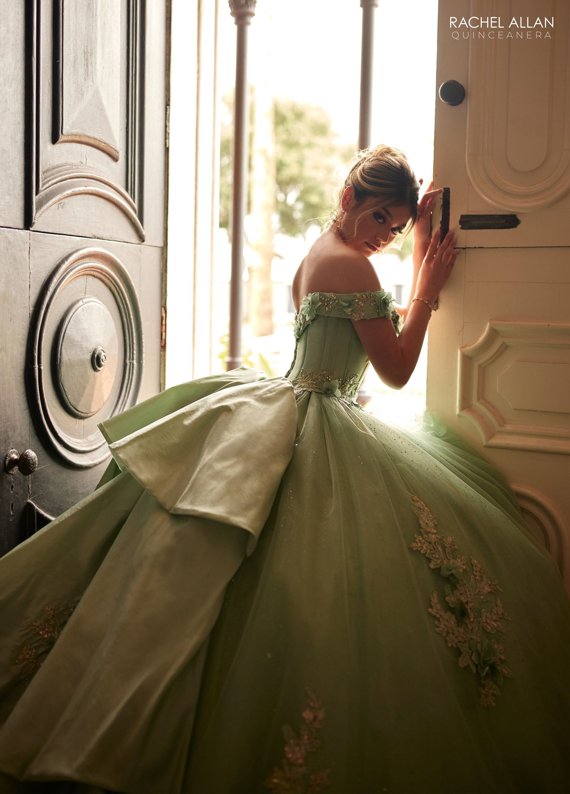 Mary's Bridal Off Shoulder Quinceanera Dress by Rachel Allan RQ2210