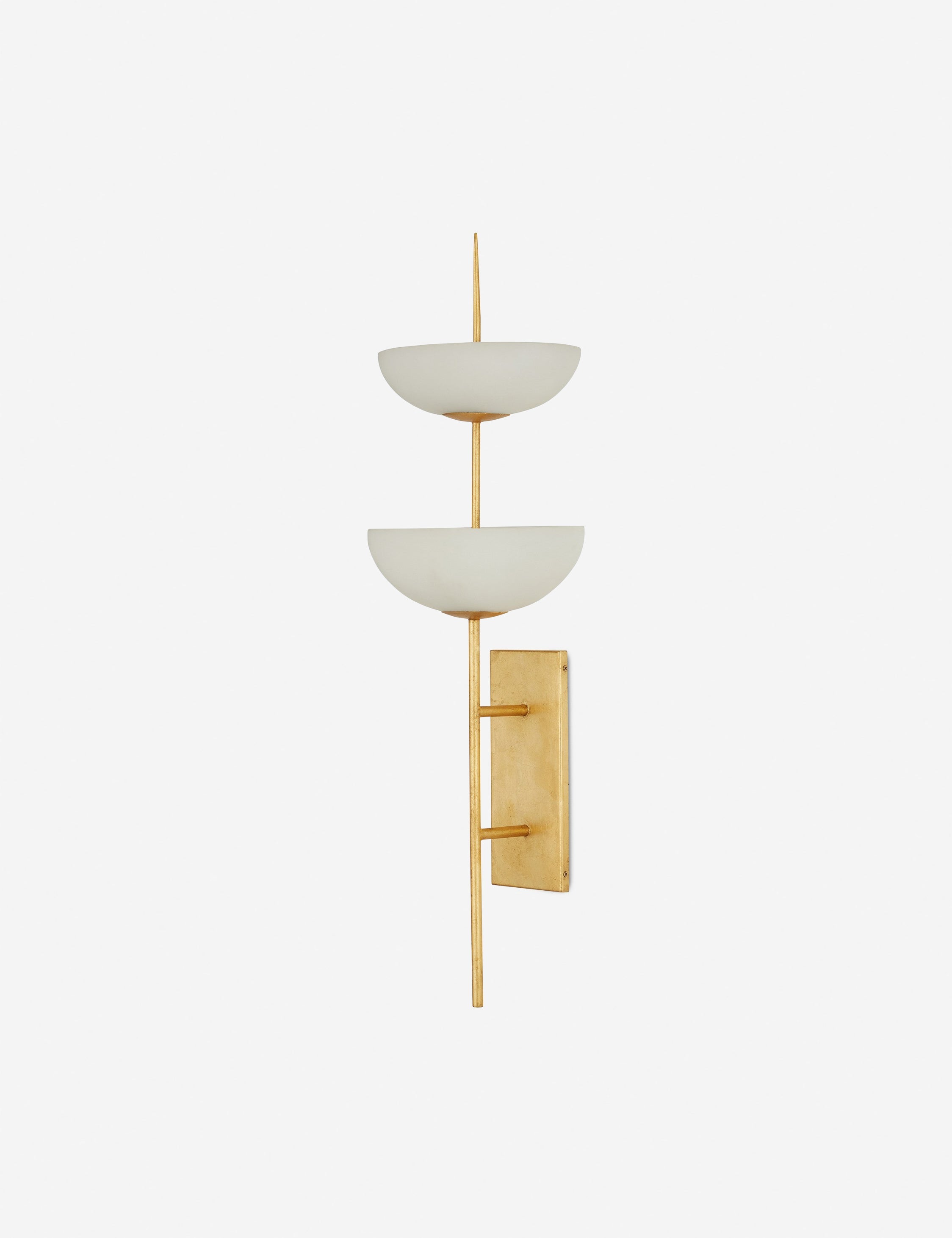 Lulu and Georgia Clarence Sconce – Gold Leaf