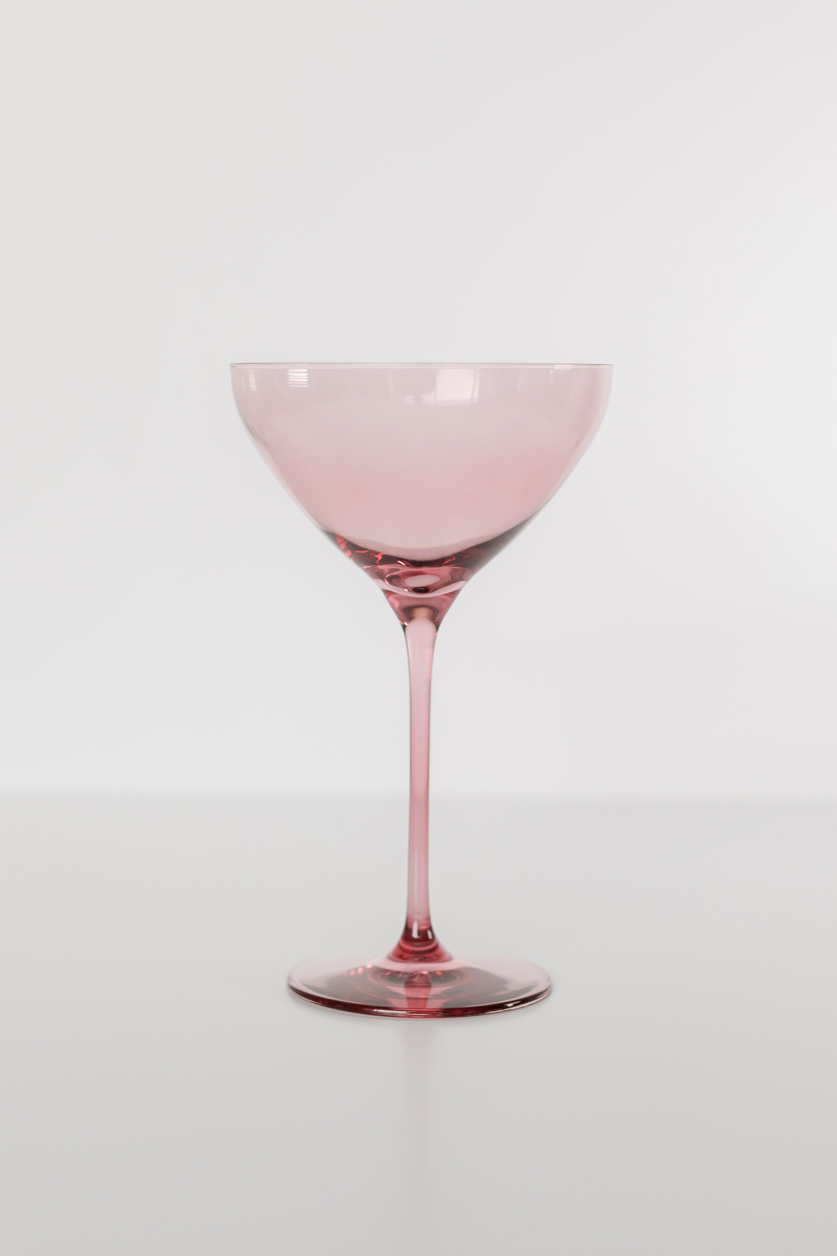 Estelle Colored Glass Estelle Colored Martini Glass - Set of 2 {Rose} - view 3