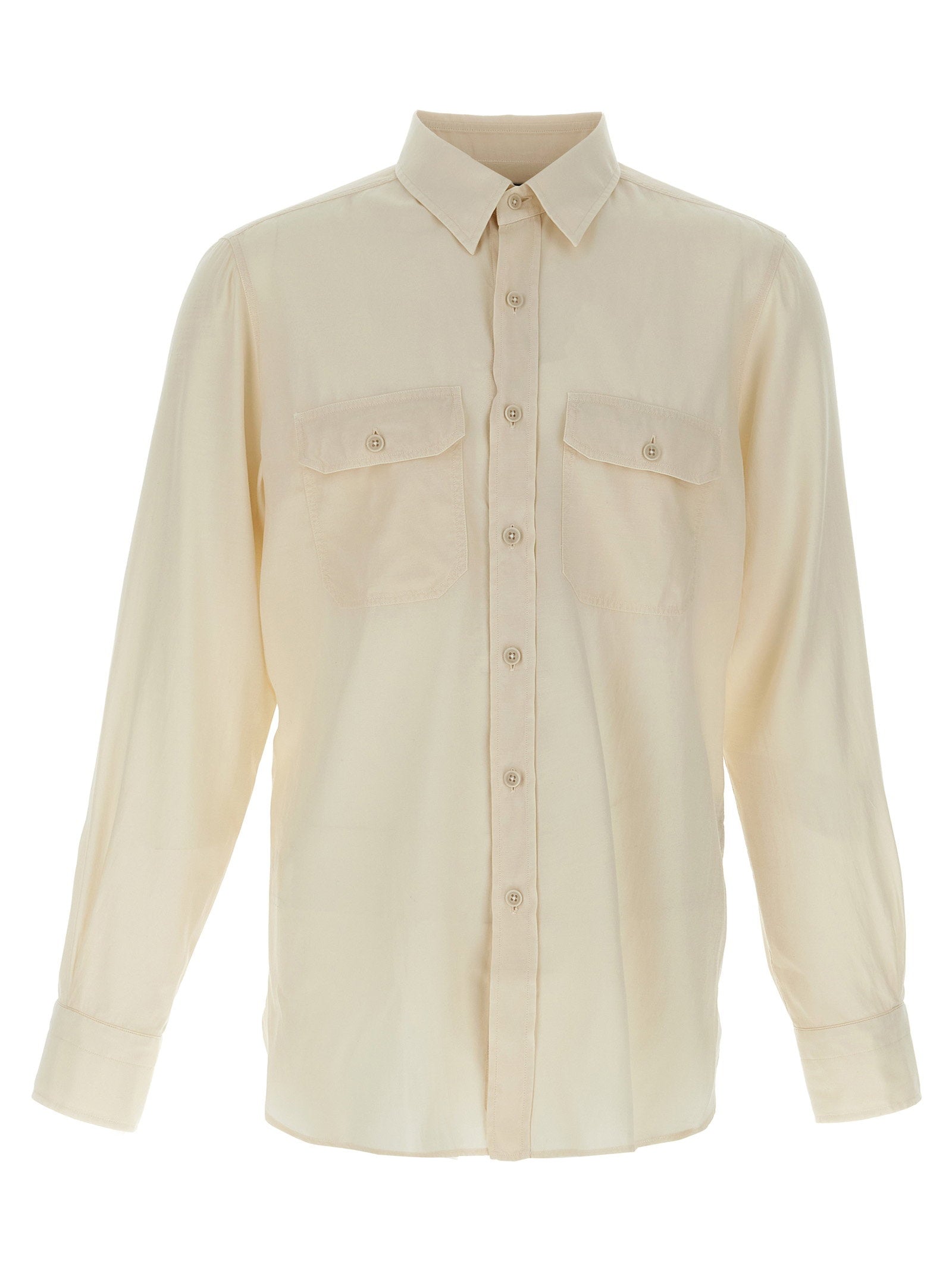 Tom Ford Twill Shirt – 62% cupro 38% cotton