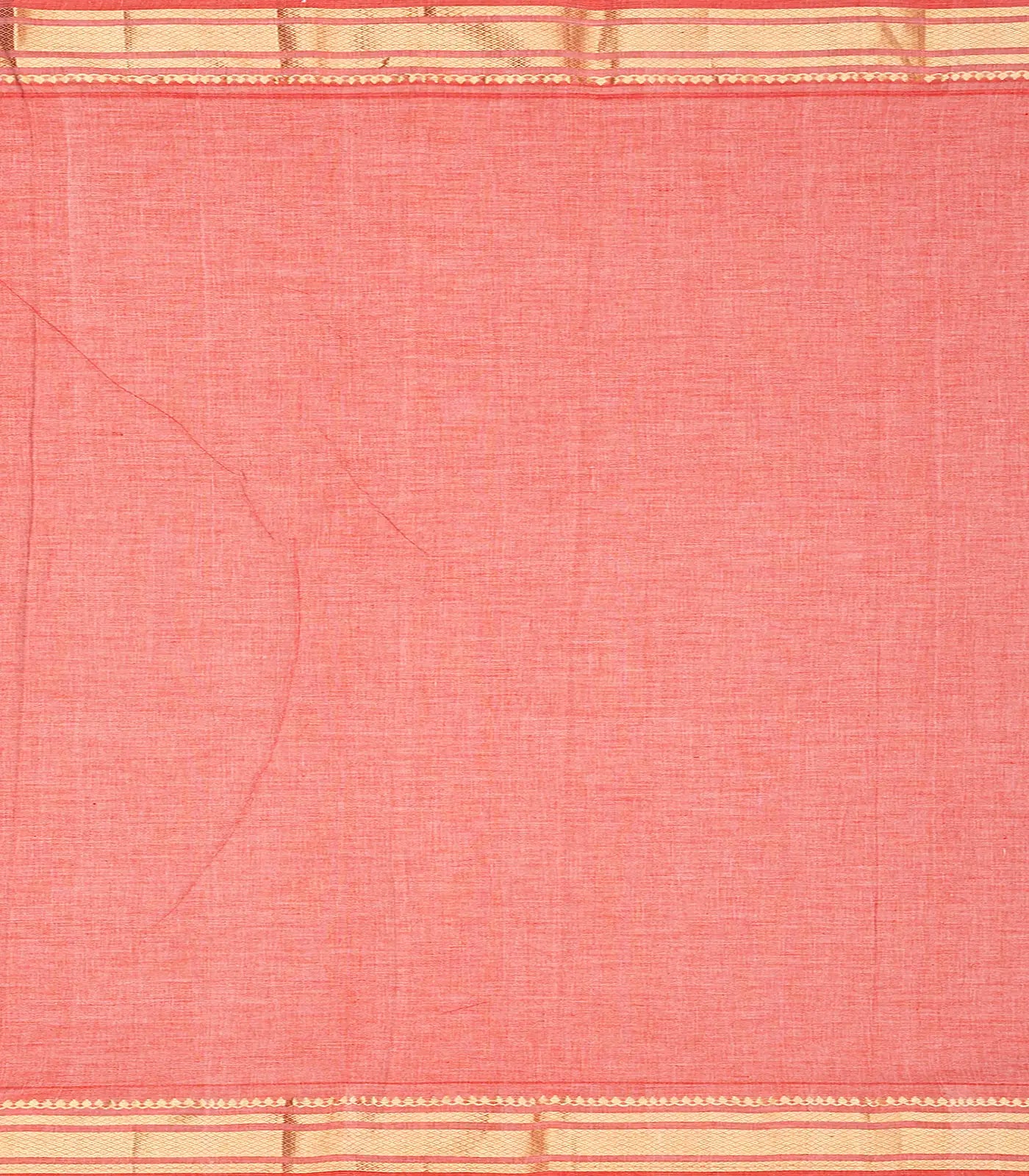 RmKV Light Peach Handloom Paithani Silk Saree With Mango Buttas-Light Peach - view 4