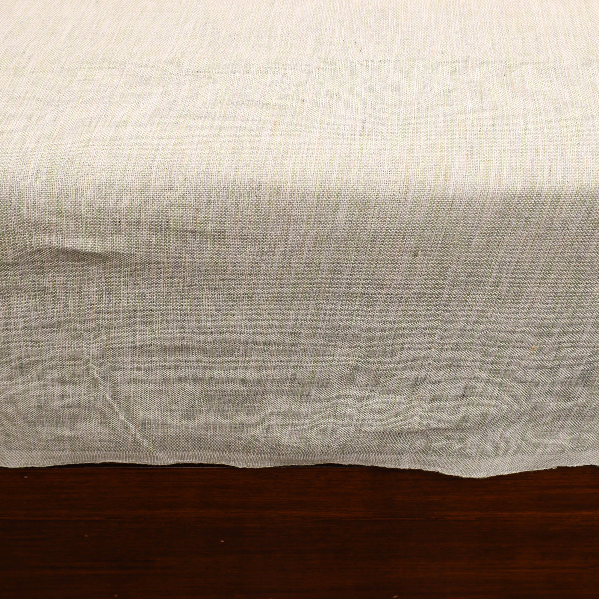 GWALIOR HANDLOOMS Beige - Plain Cotton Double Handloom Bed Cover (98 x 90 in) 24 - view 4