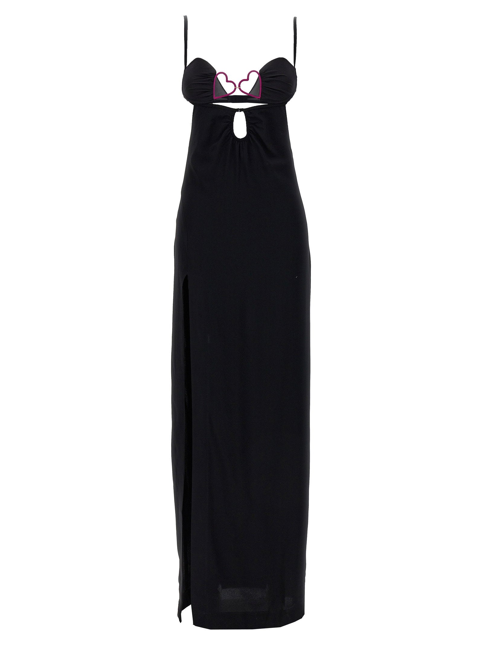 Nensi Dojaka Heart Bra Long Dress – 95% viscose 5% elastane