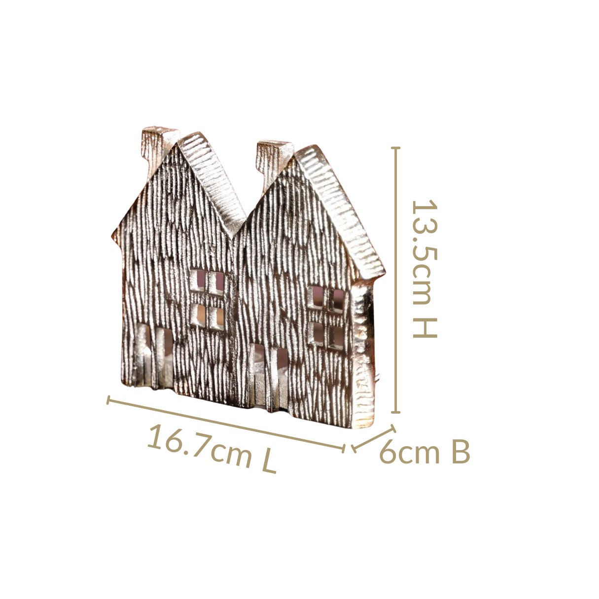 Nestasia Row Houses Tea Light Candle Holder - view 4