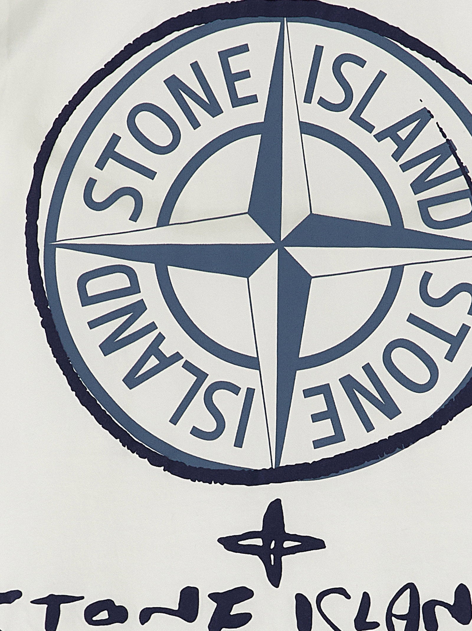 Stone Island Junior Printed T-shirt – 100% cotton - view 3
