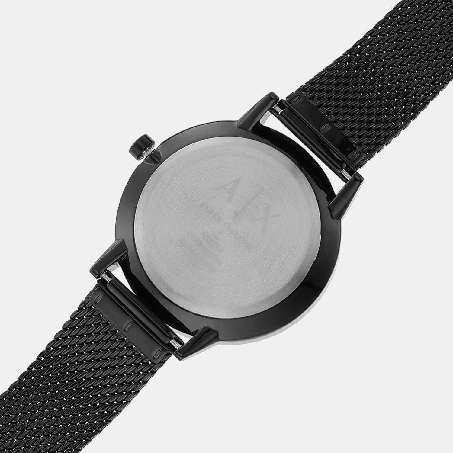 Armani Exchange Cayde Men Quartz Black Dial Chronograph Stainless Steel Watch AX2716 - view 5