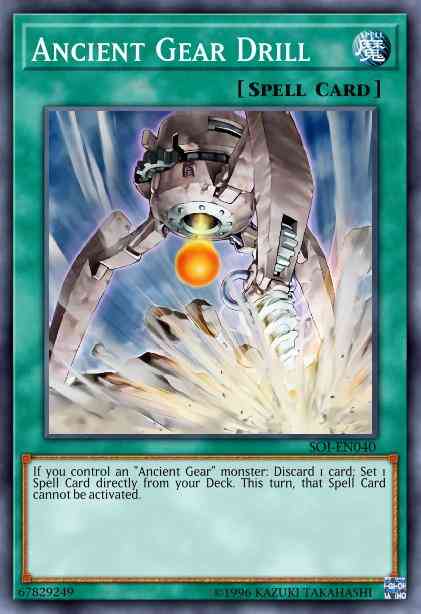 Yu-Gi-Oh! Ancient Gear Drill - SD10-EN022 - Common - 1st Edition