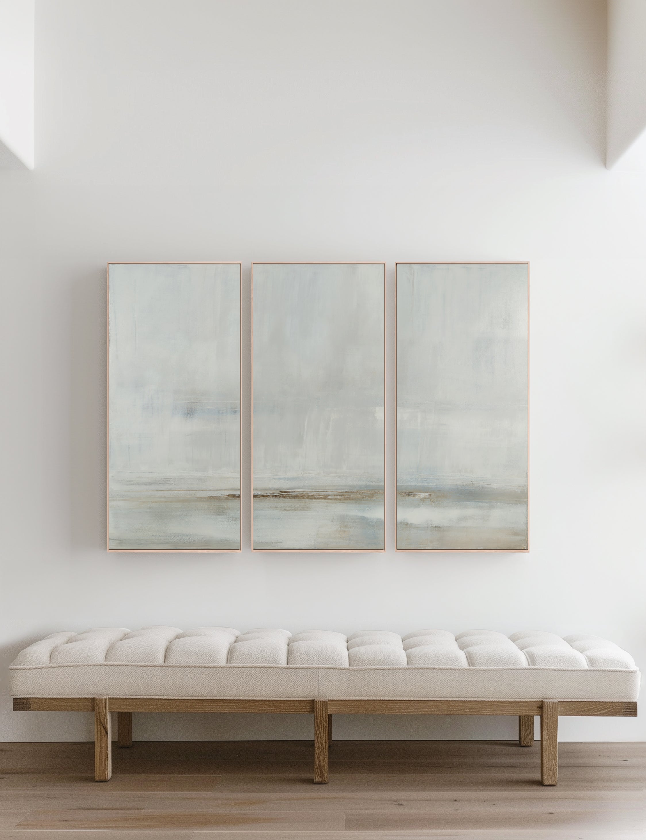 Lulu and Georgia After The Storm Triptych Wall Art by Carol Benson-Cobb - view 3