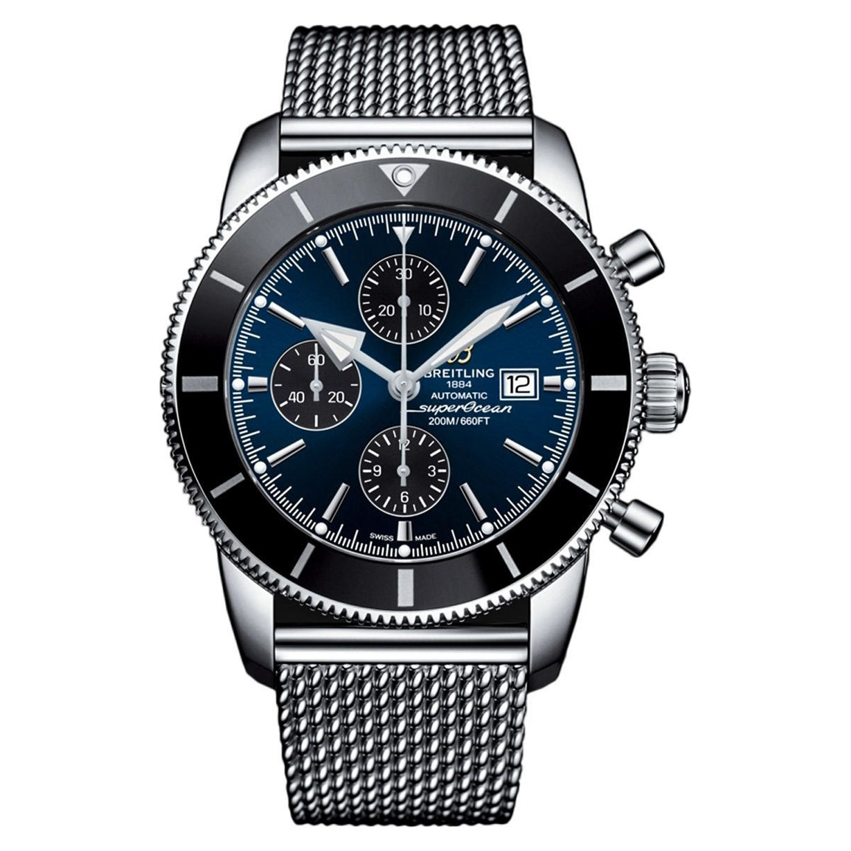 Breitling Superocean Heritage II Chronographe Blue Blue Dial Men 46mm