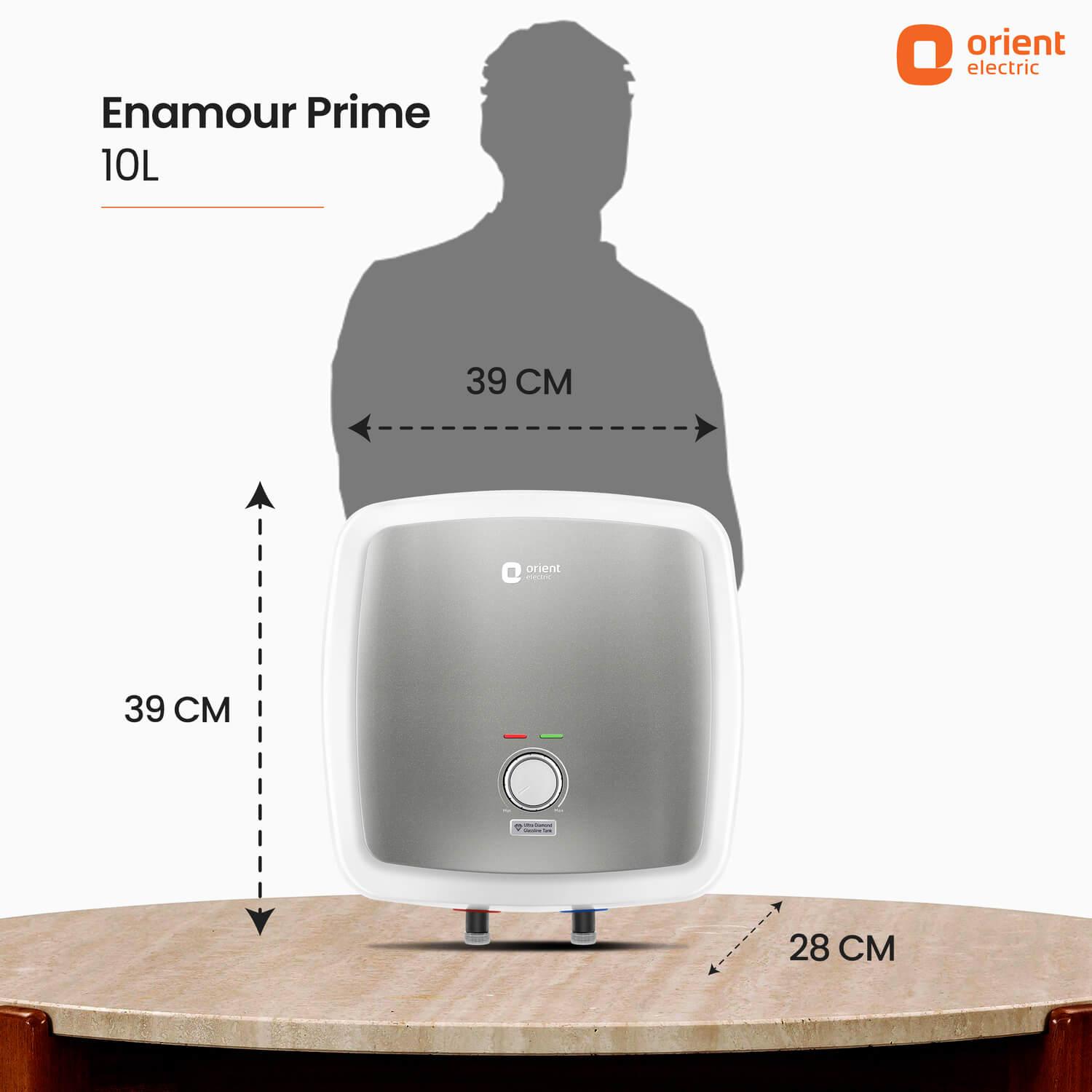 Orient Electric Enamour Prime 5 Star Rated Glassline Tank Storage Water Heater (Geyser) - view 8
