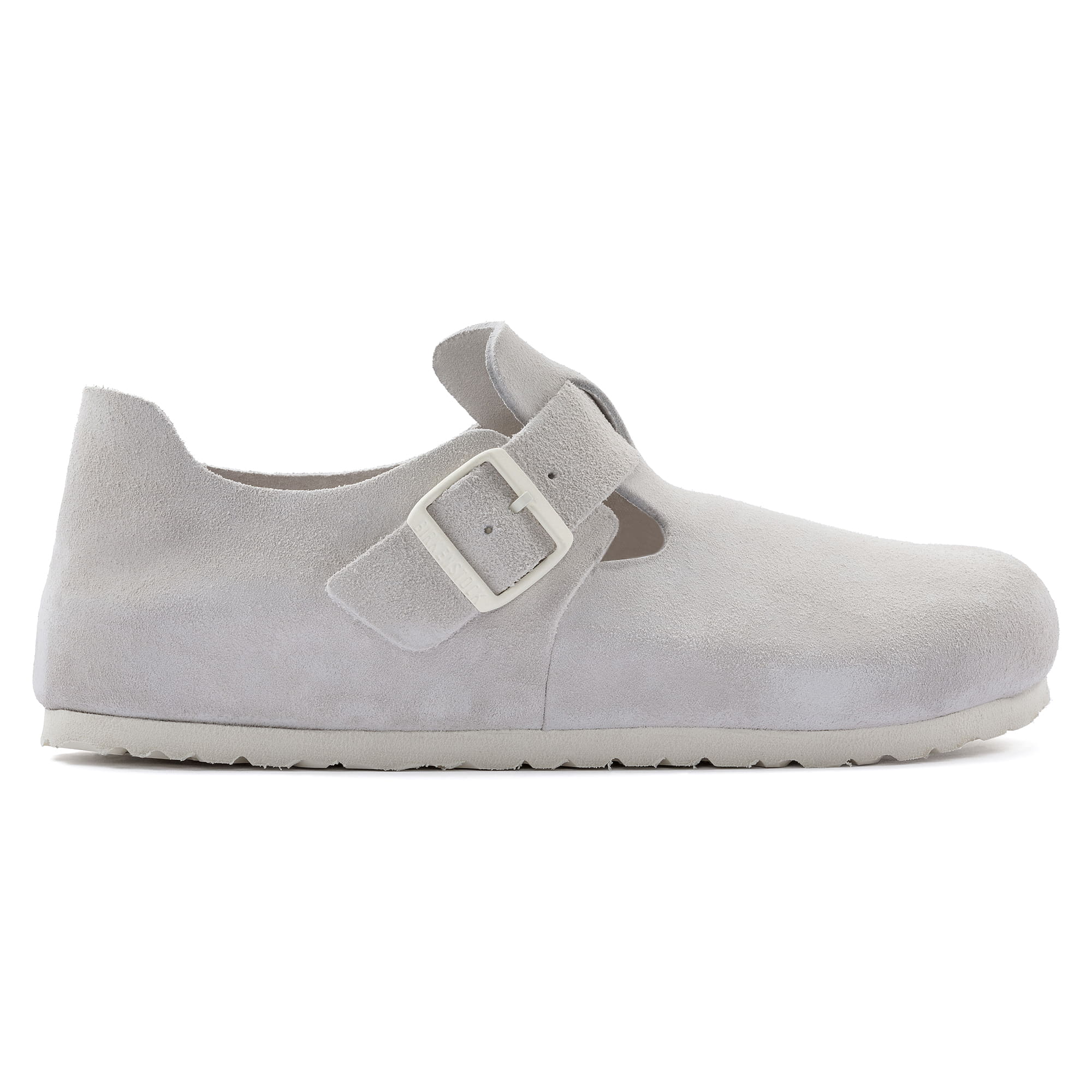 Birkenstock London Suede Leather – White White/Antique White - view 4