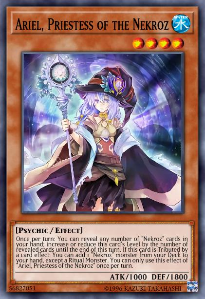 Ariel priestess – Yu-Gi-Oh! Ariel, Priestess of the Nekroz - MACR-EN031 - Rare - 1st Edition