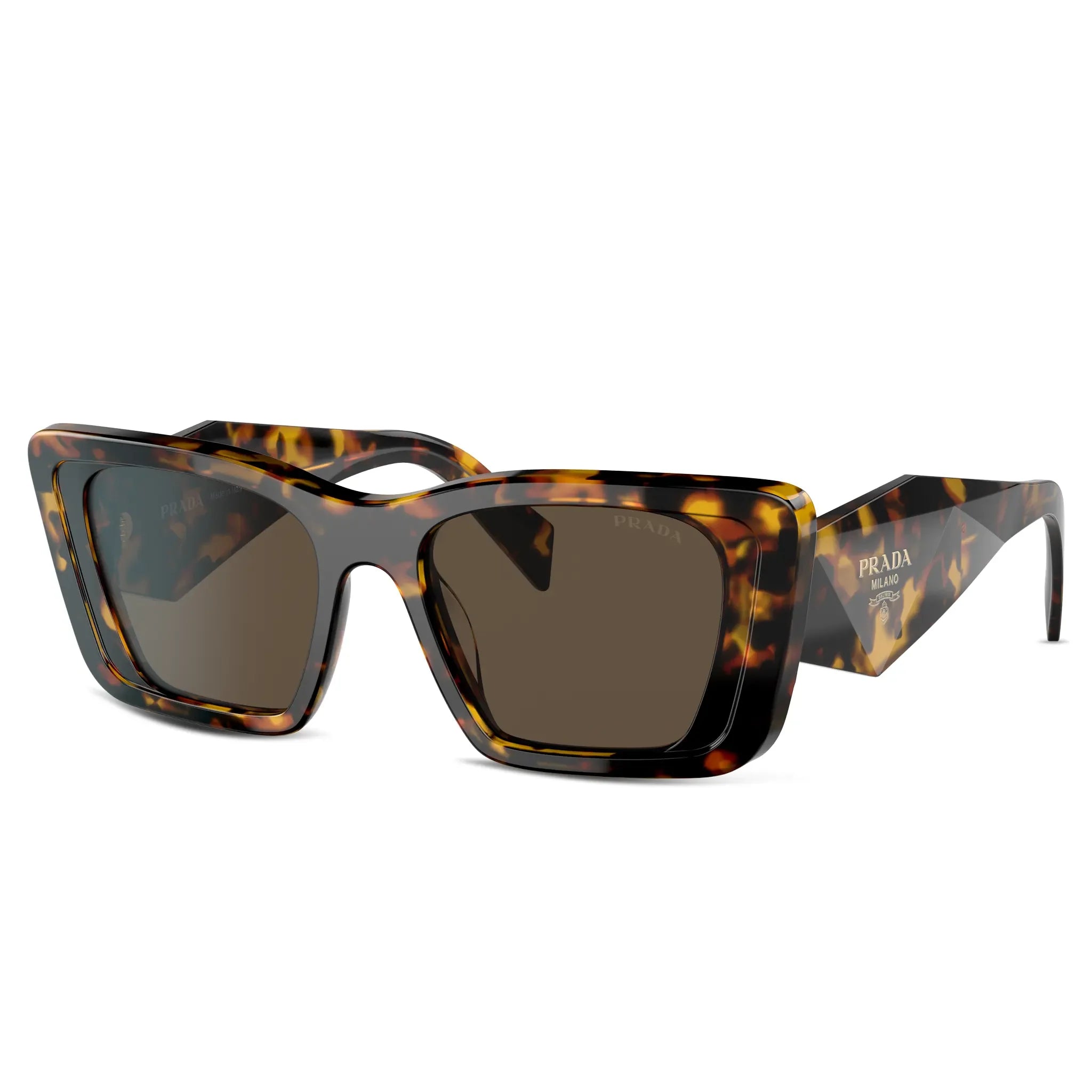 Prada PR 08YS 01V8C1 Havana Honey Sunglasses – Brown - view 2