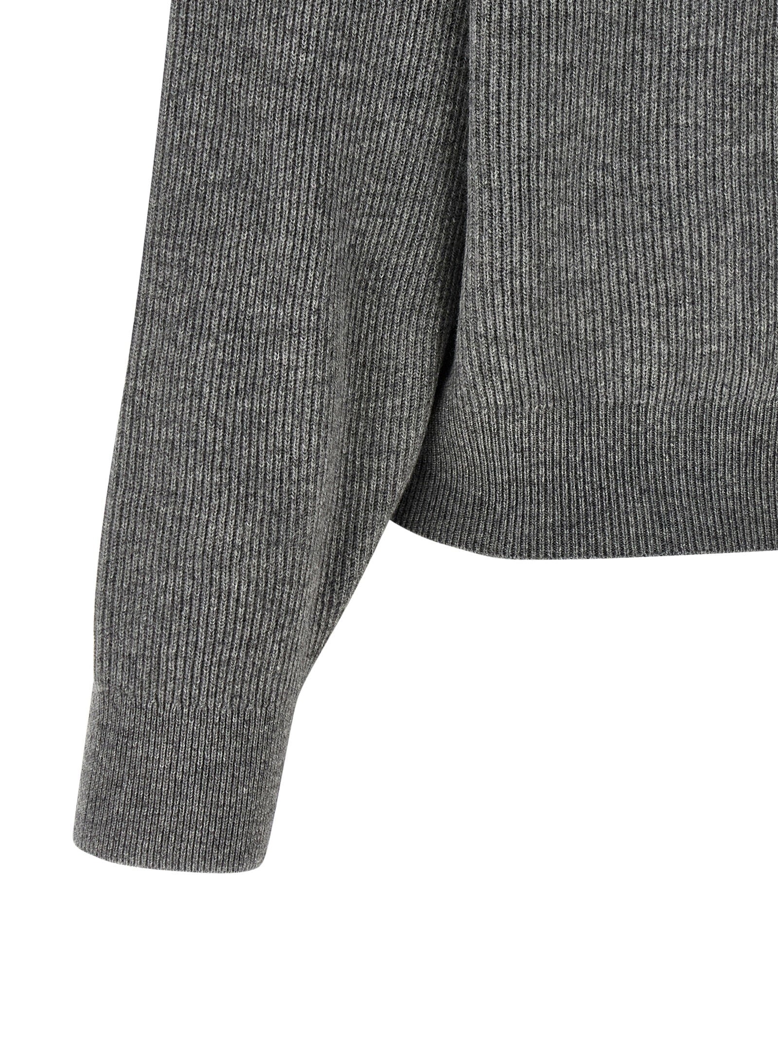 Brunello Cucinelli English Ribbed Sweater – 60% wv, 30% ws, 10% se - view 4