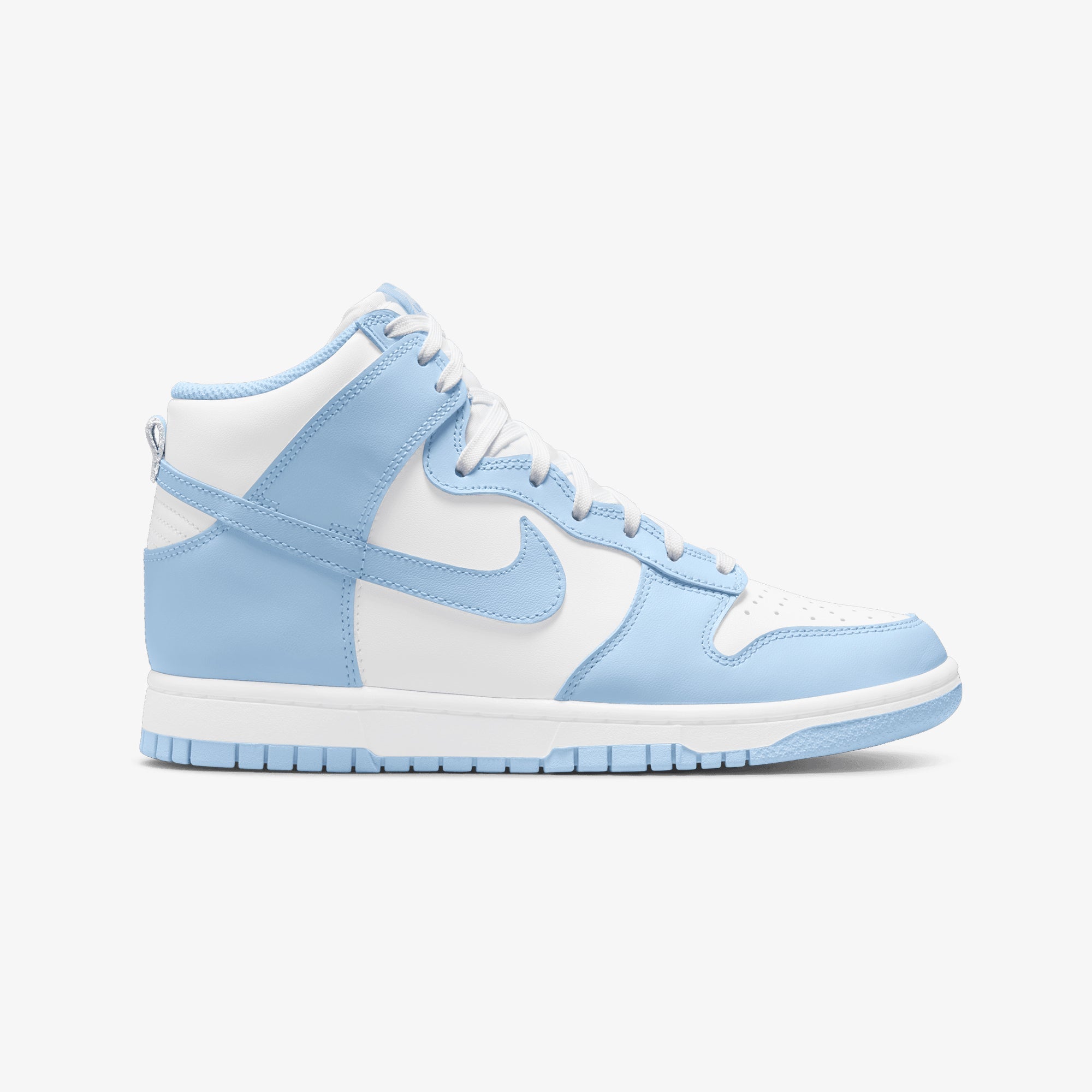 Nike | DUNK HIGH { WHITE/ALUMINUM - view 6