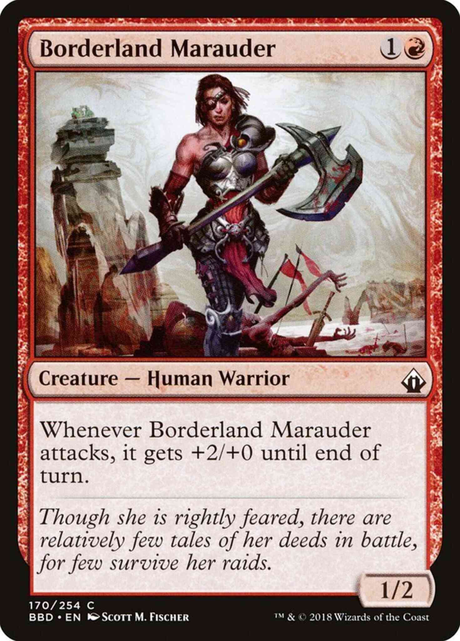 Borderland marauder 170 – Magic Borderland Marauder [170] [Battlebond] [Non-Foil]