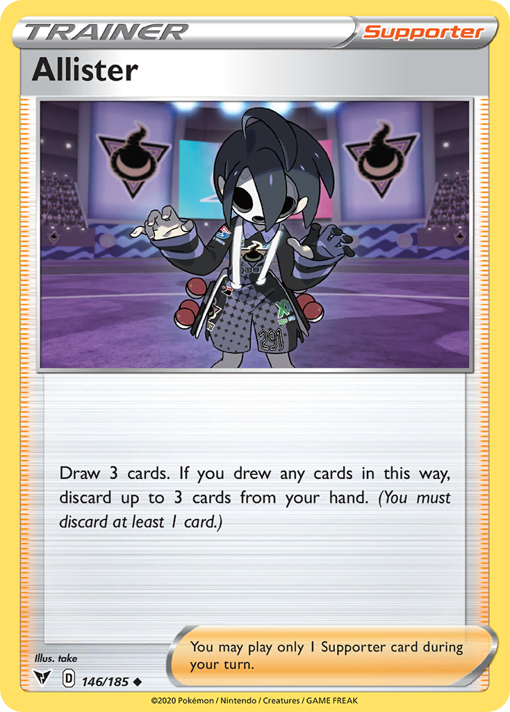 Uncommon swsh4-146 non-holo – Pokémon Allister - 146/185 - Uncommon [swsh4-146] [Non-Holo] - Allister - 146/185 - Uncommon