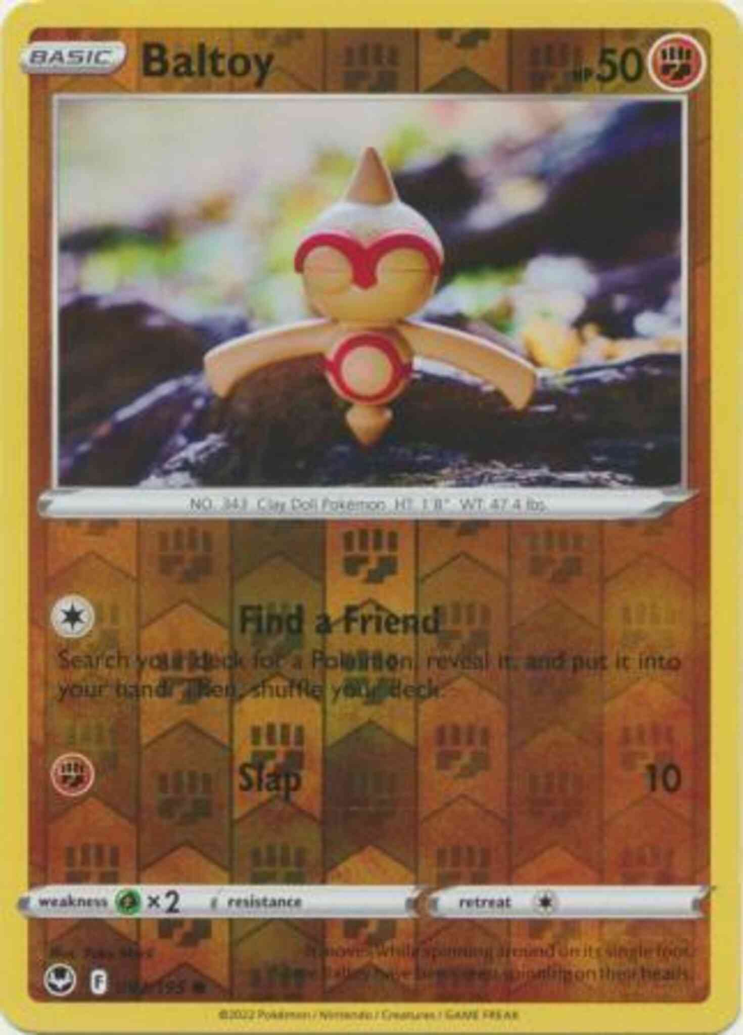 Common swsh12-093 reverse – Pokémon Baltoy - 093/195 - Common [swsh12-093] [Reverse Holo]