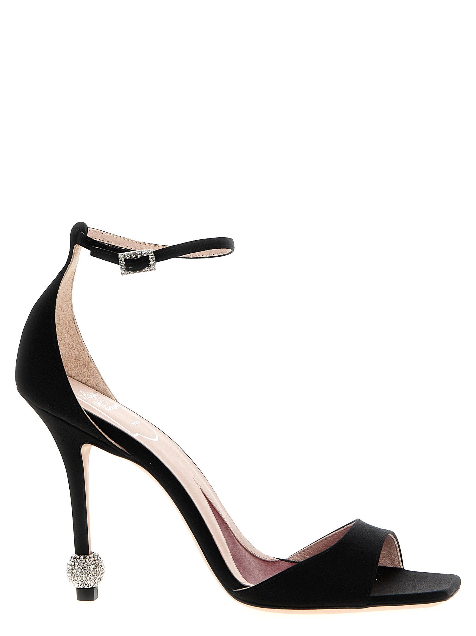 Roger Vivier Marlene Sandals – 68% viscose, 32% silk